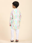 Pinapple Print Vestiario's Blend Linen Kurta Pajama Set - Funny Bones Clothings