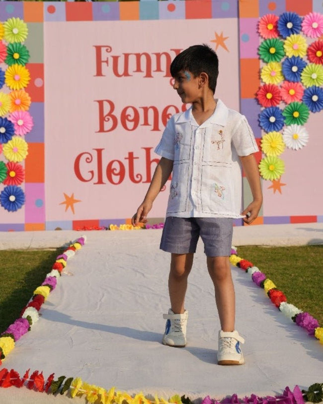 Pristine Play Premium Linen Coord Set - Funny Bones Clothings