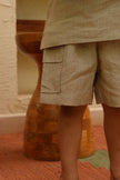 PureEase Pure Linen Co-ord - Beige Colour - Funny Bones Clothings