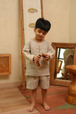 PureEase Pure Linen Co-ord - Beige Colour - Funny Bones Clothings