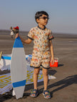 Pyiramids and Tribe Printed Pure Linen Premium Co-ords - Funny Bones Clothings