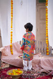 Rang Mahal Pure Muslin Silk Kurta Pajama Set - Funny Bones Clothings