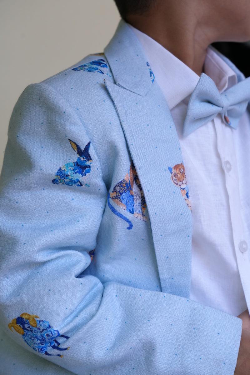 Royal Toika Pure Linen Blazer Set - Funny Bones Clothings