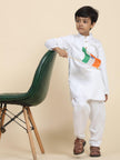 Solid White Pure Premium Cotton Kurta and Pajama Set - Funny Bones Clothings