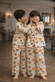Space and Planets Premium Italian Cotton Night Suit - Funny Bones Clothings