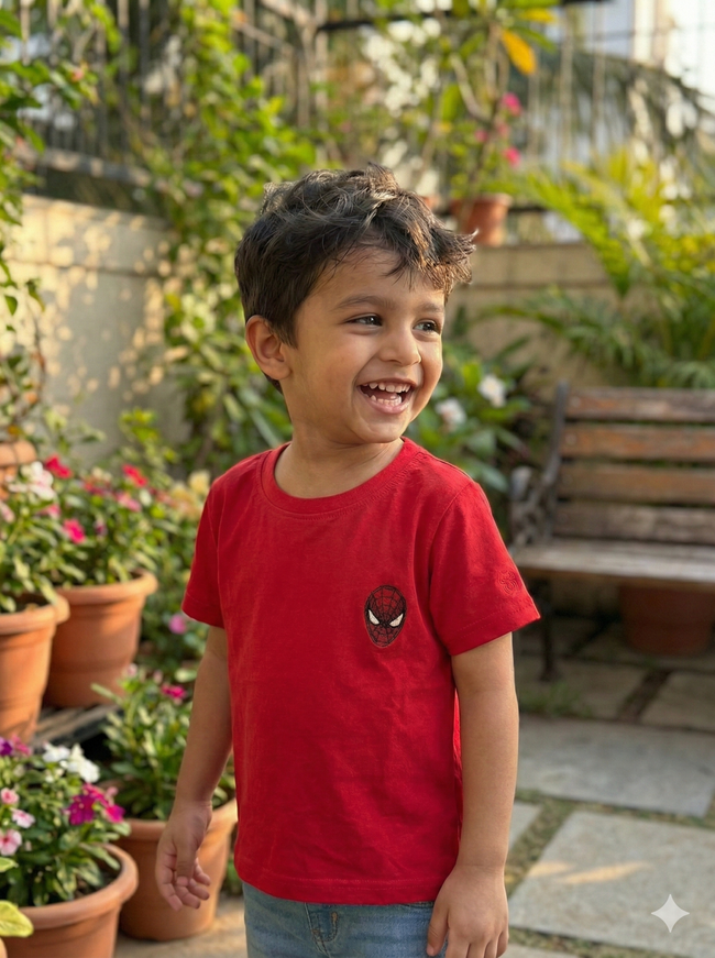 Spiderman Tshirt - Funny Bones Clothings