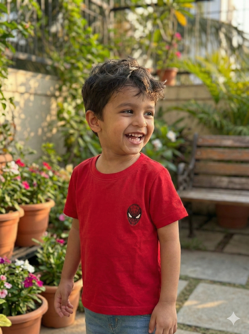 Spiderman Tshirt - Funny Bones Clothings
