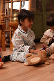 Sports Inspired Premium Italian Cotton Night Suit - Funny Bones Clothings