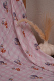 Teddy and The Air Themed Bamboo Muslin Cotton Blanket - Funny Bones Clothings