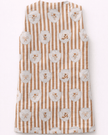 Teddy & Tennis Striped Print Premium Linen Dress - Funny Bones Clothings