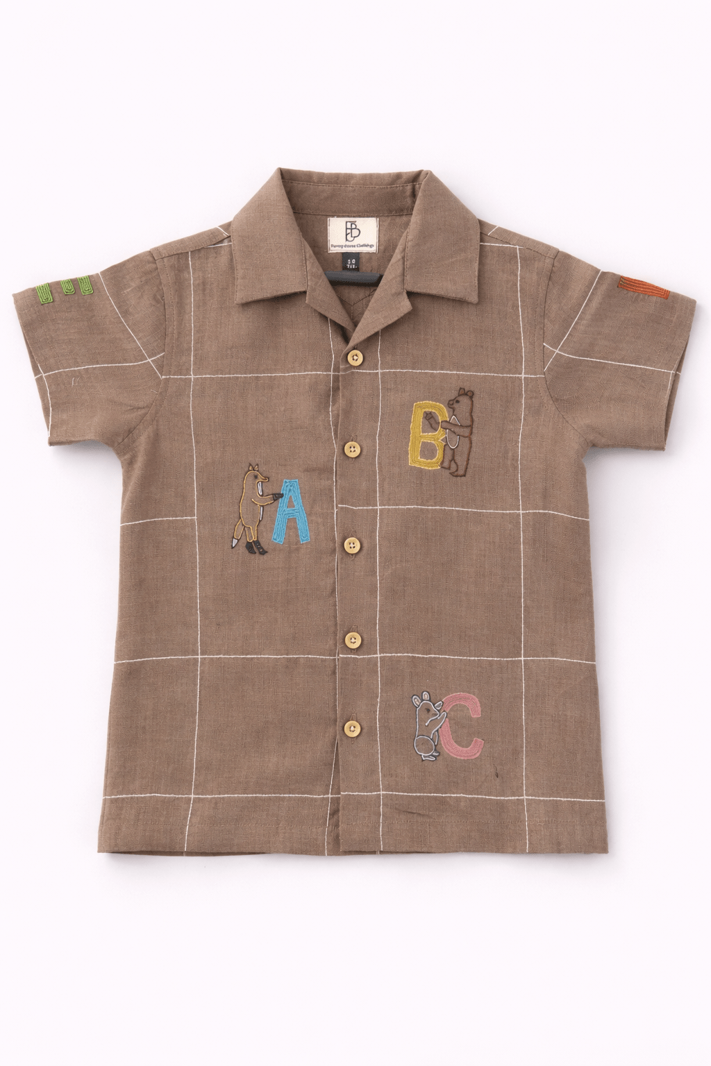 The Acorn Alphabet Edit Handwork Premium Linen Coord Set - Funny Bones Clothings
