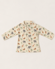 The African Animals Print Pure Bamboo Muslin Cotton Kurta Pajama Set - Funny Bones Clothings