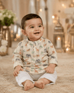 The African Animals Print Pure Bamboo Muslin Cotton Kurta Pajama Set - Funny Bones Clothings