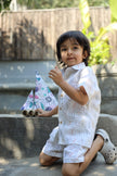 The Arbor Essence Print Pure Linen Coord Sets - Funny Bones Clothings