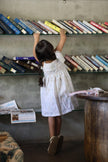The Arbor Essence Print Pure Linen Dress - Funny Bones Clothings