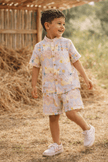 The Dreamy Sea Life Print Premium Linen Coord Set - Funny Bones Clothings
