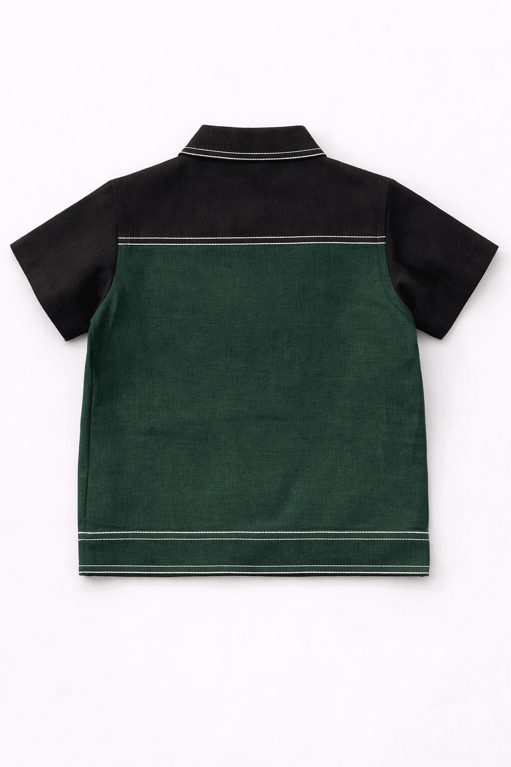 The Emerald Shadow Premium Linen Coord Set - Funny Bones Clothings