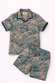 The Entricing Jungle Themed Pure Linen Coord Set - Funny Bones Clothings