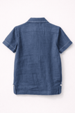 The Indigo Wave Solid Premium Linen Coord Set - Funny Bones Clothings