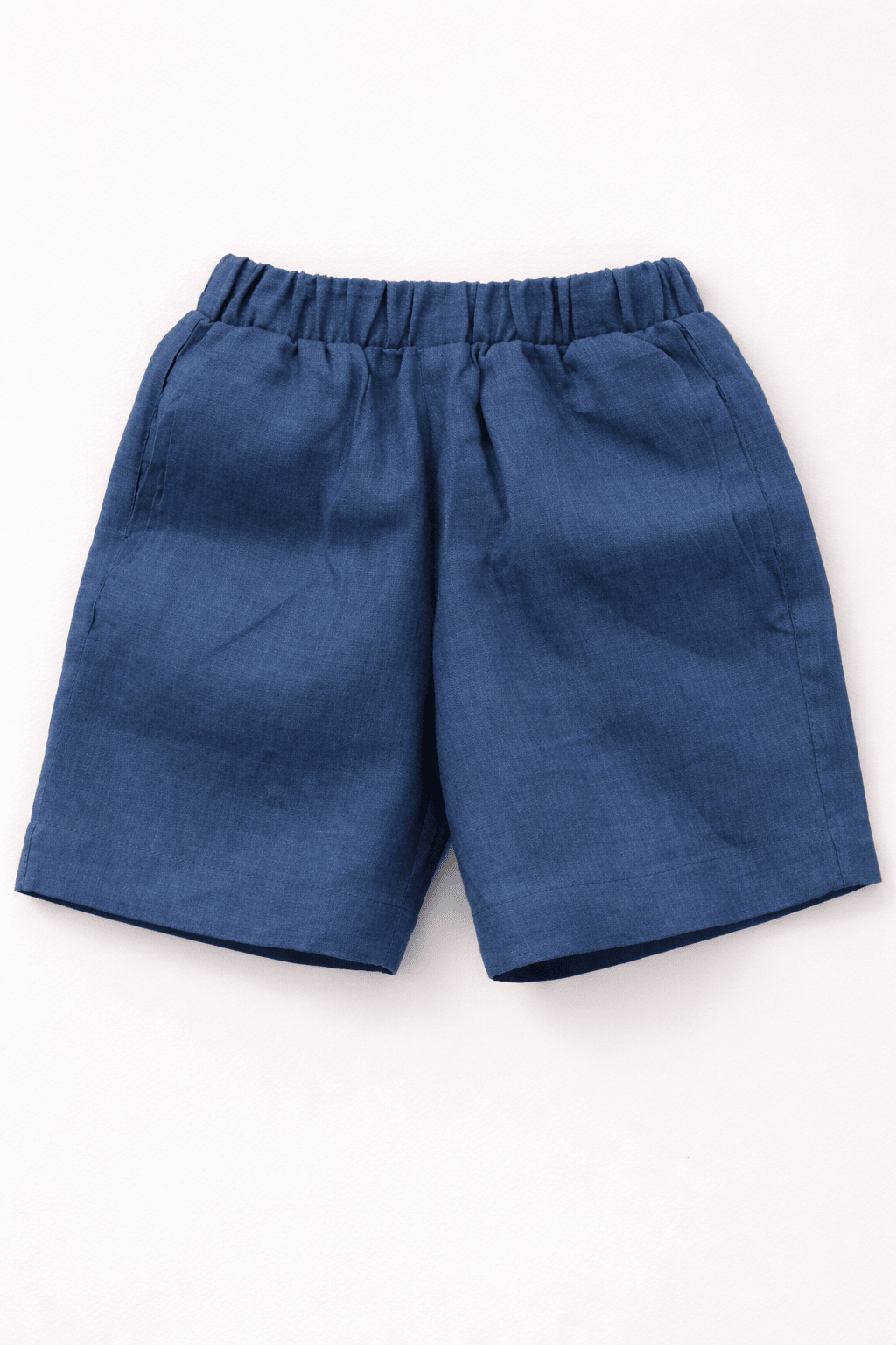 The Indigo Wave Solid Premium Linen Coord Set - Funny Bones Clothings