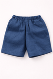 The Indigo Wave Solid Premium Linen Coord Set - Funny Bones Clothings