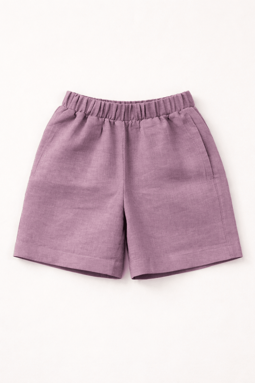 The Lilac Posy Handwork Premium Linen Coord Set - Funny Bones Clothings