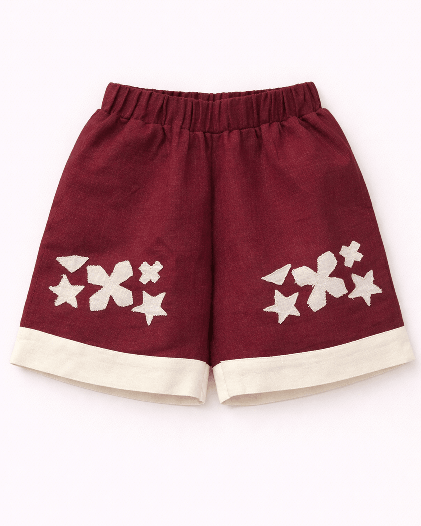 The Ruby Linen Cabana Premium Coord Set - Funny Bones Clothings