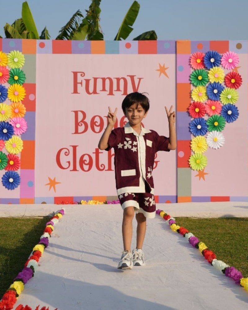 The Ruby Linen Cabana Premium Coord Set - Funny Bones Clothings