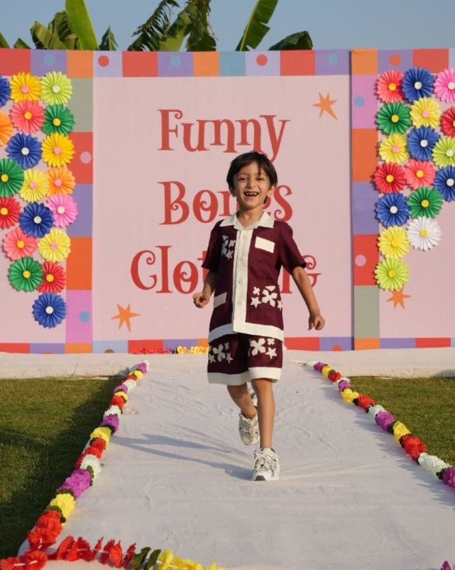 The Ruby Linen Cabana Premium Coord Set - Funny Bones Clothings