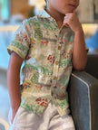 The Squirrel Picnic Print Premium Linen Coord Set - Funny Bones Clothings