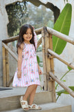 The Sultan's Tapestary Print Pure Linen Dress - Funny Bones Clothings
