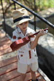 The Timeless Leather Artistry inspired Cotton Linen Coord Sets - Funny Bones Clothings