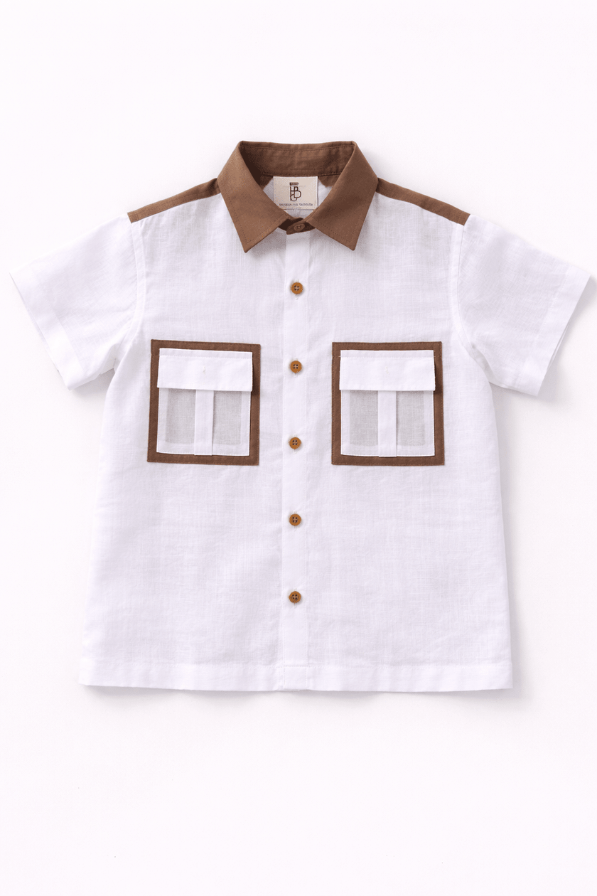 The Truffle & Tide Solid Premium Linen Coord Set - Funny Bones Clothings