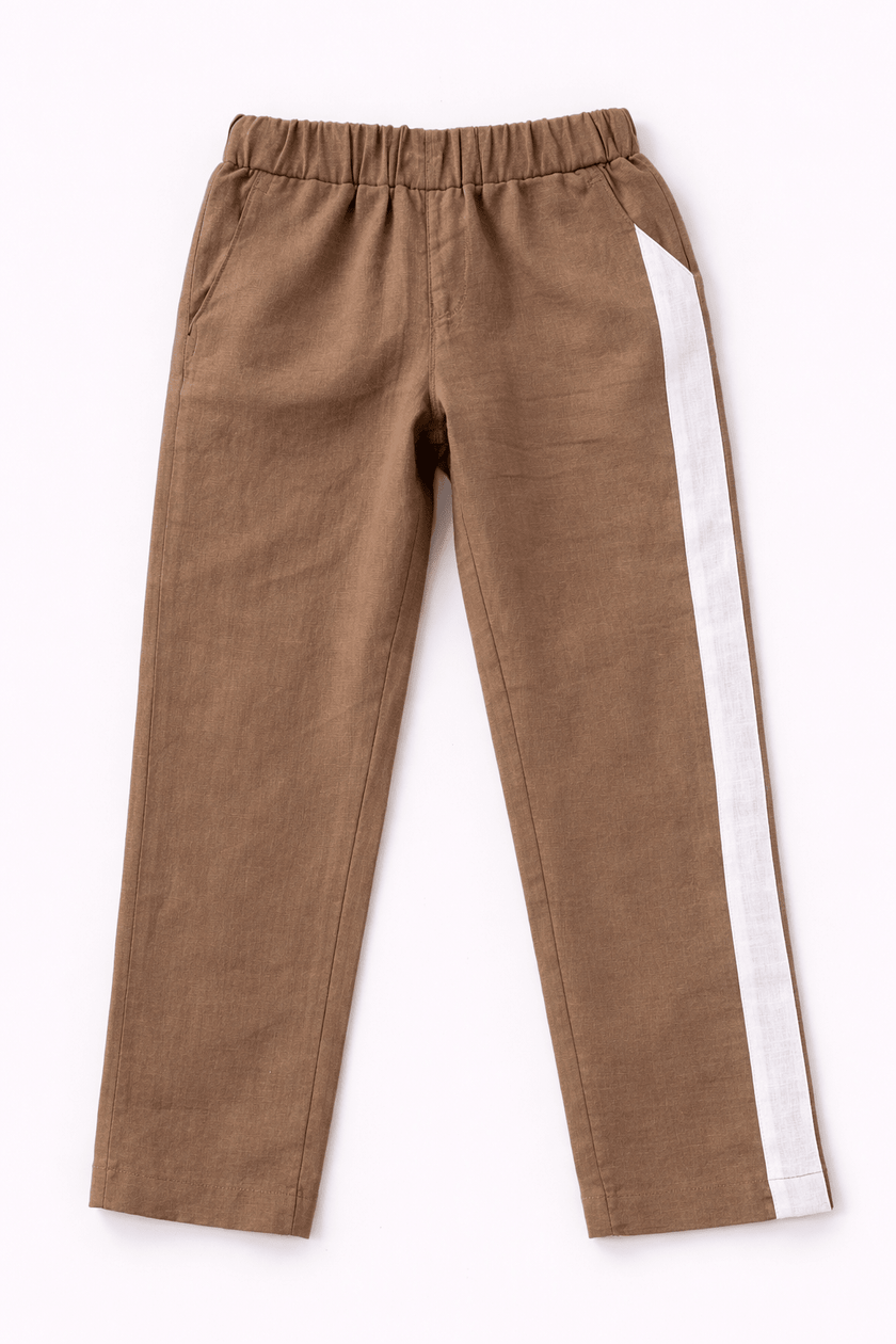 The Truffle & Tide Solid Premium Linen Coord Set - Funny Bones Clothings