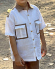 The Truffle & Tide Solid Premium Linen Coord Set - Funny Bones Clothings
