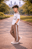 The Truffle & Tide Solid Premium Linen Coord Set - Funny Bones Clothings