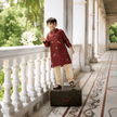 The Wanderers Pure Silk Hand Embriodered Kurta Pajama Set - Funny Bones Clothings