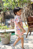 The Wild Emblem Print Pure Linen Coord Set - Funny Bones Clothings