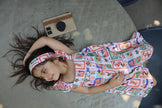The Wild Emblem Print Pure Linen Dress - Funny Bones Clothings