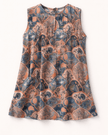 The Wildwood With Fauna Print Premium Linen Dress - Funny Bones Clothings