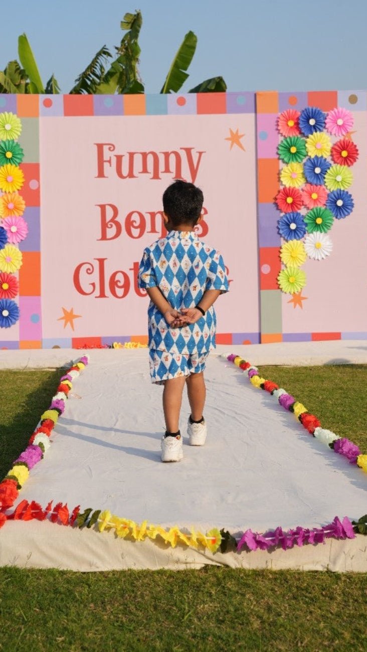 The Wonderfest Caravan Print Premium Linen Coord Set - Funny Bones Clothings