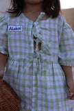 Verdant Checks Pure Linen Co-ord Set - Funny Bones Clothings