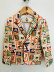 Wild Emblem Pure Linen Blazer Sets - Funny Bones Clothings