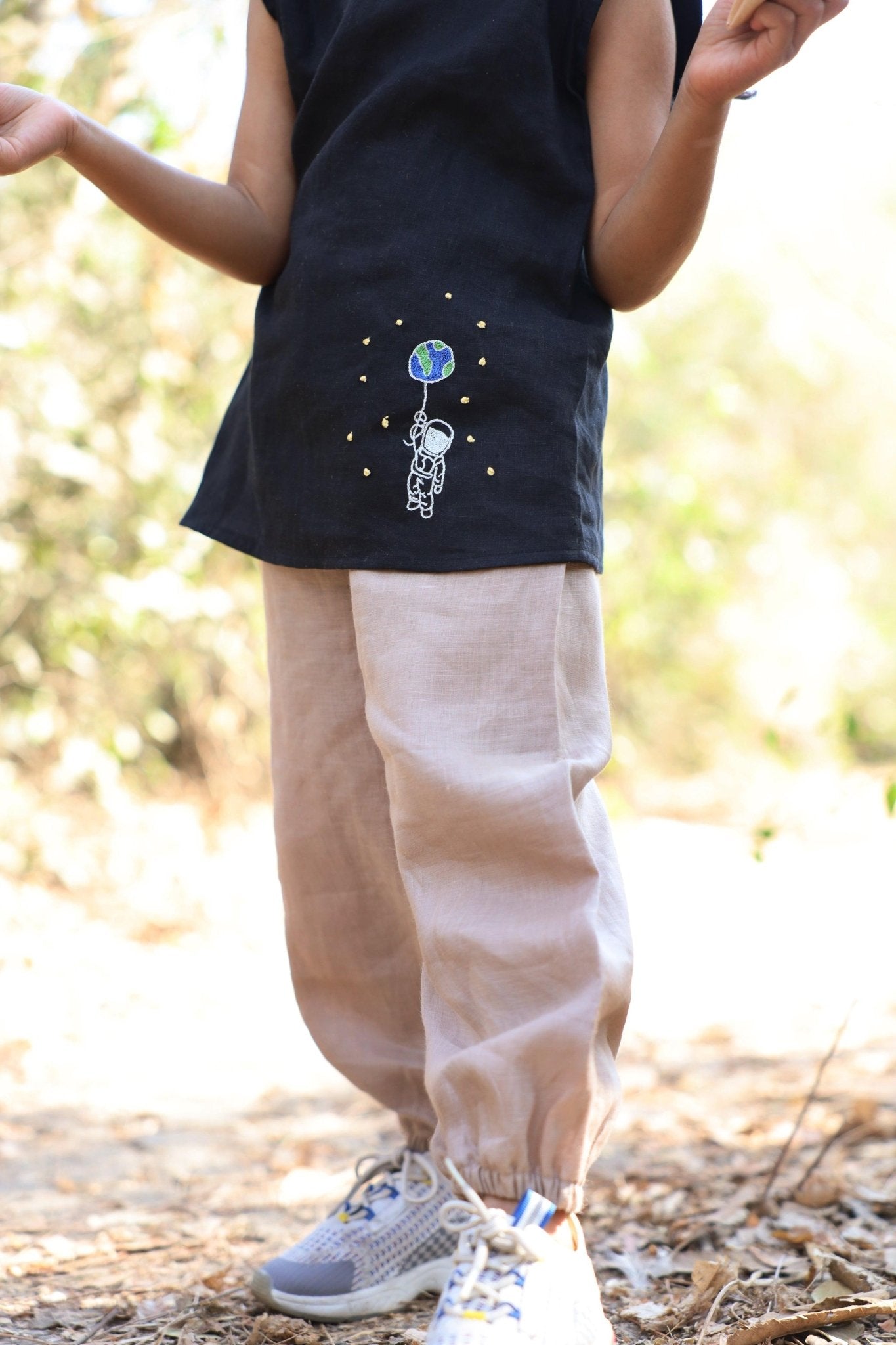 Zero Gravity Pure Linen Co-ord - Funny Bones Clothings